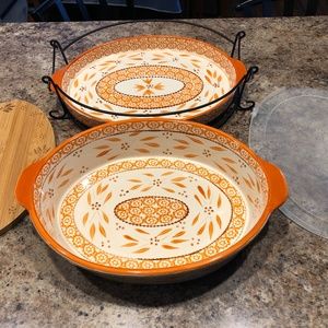 5 Piece Temp-Tations Bake/Serveware Set, New!